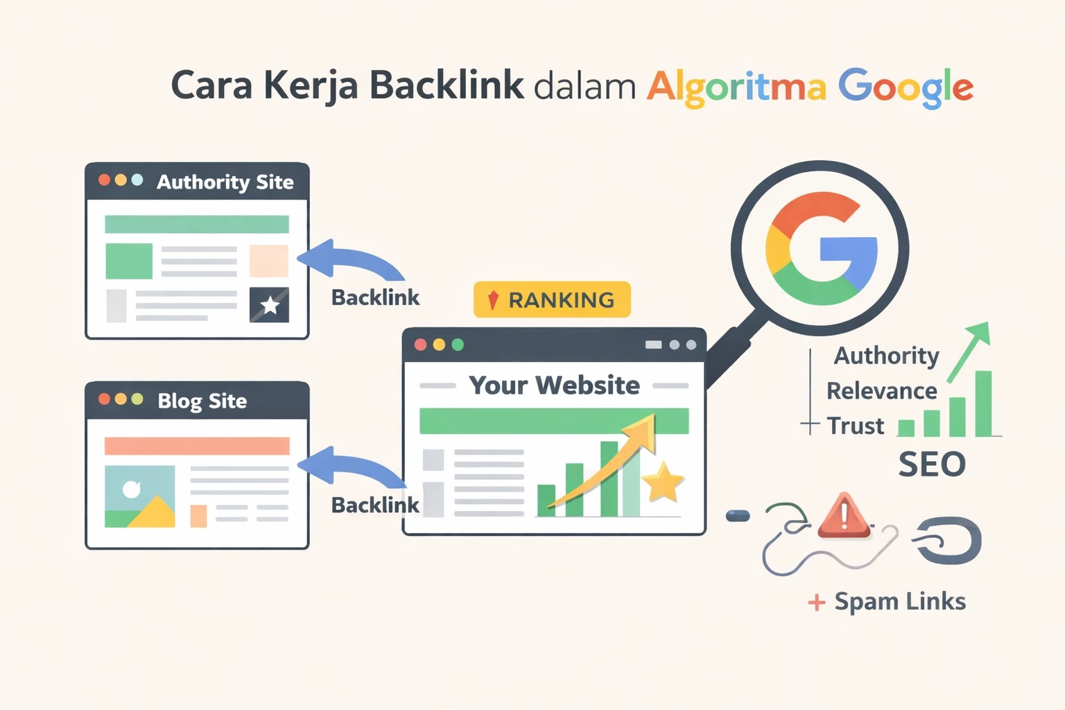 cara kera backlink