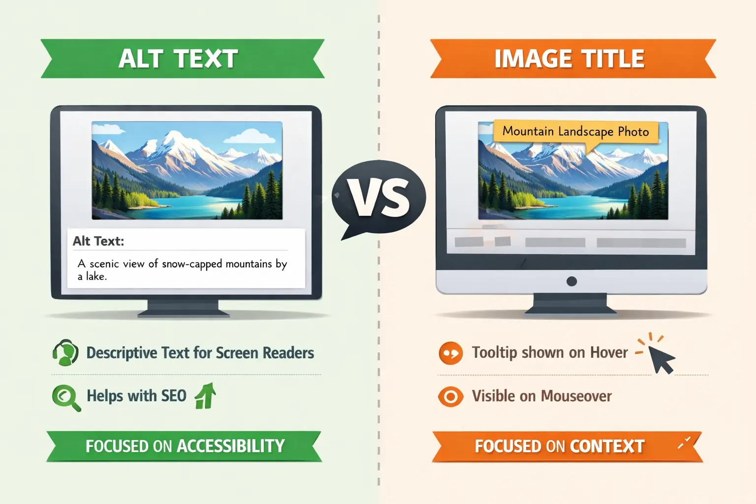 perbedaan alternate text dan title image