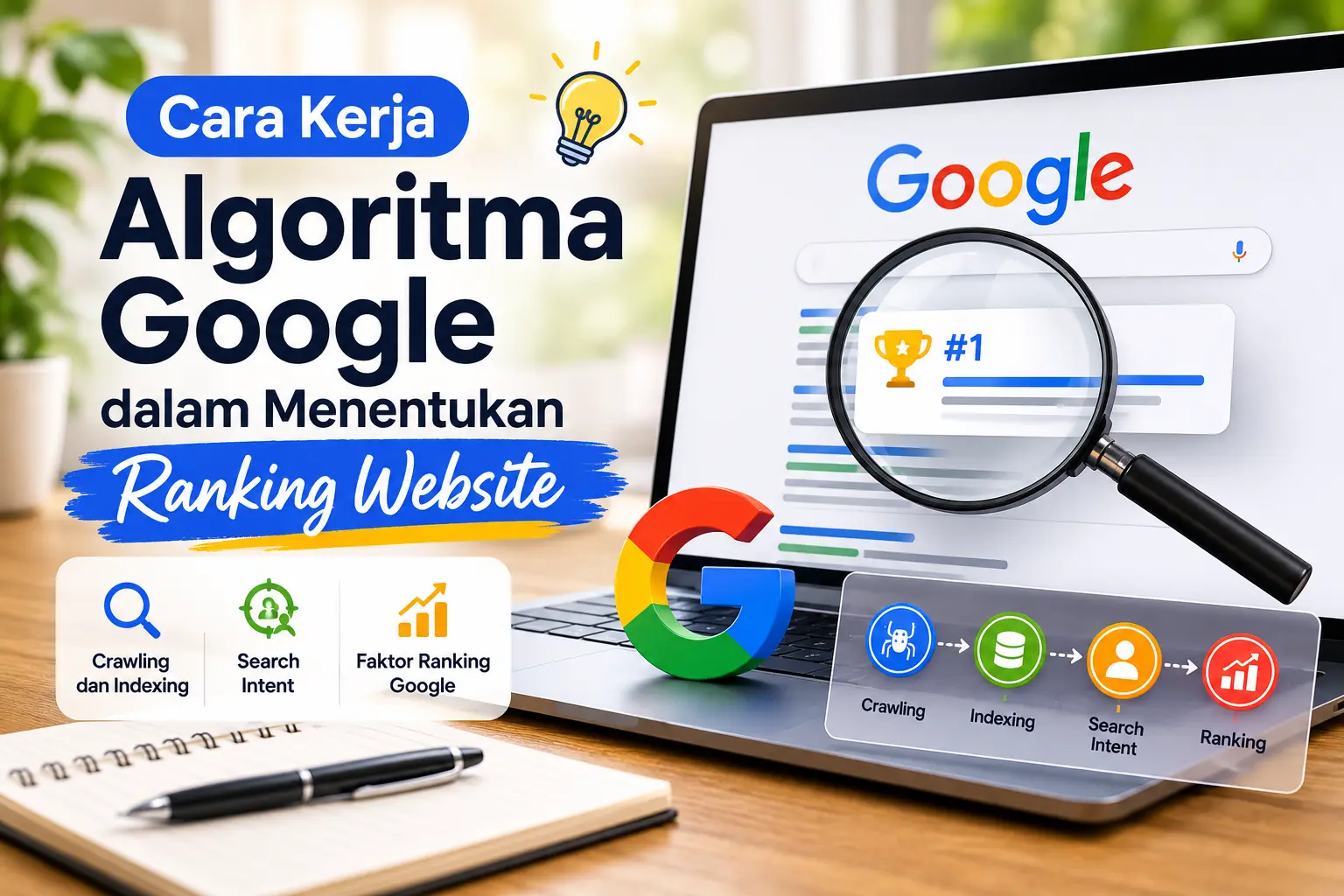 cara kerja algoritma google